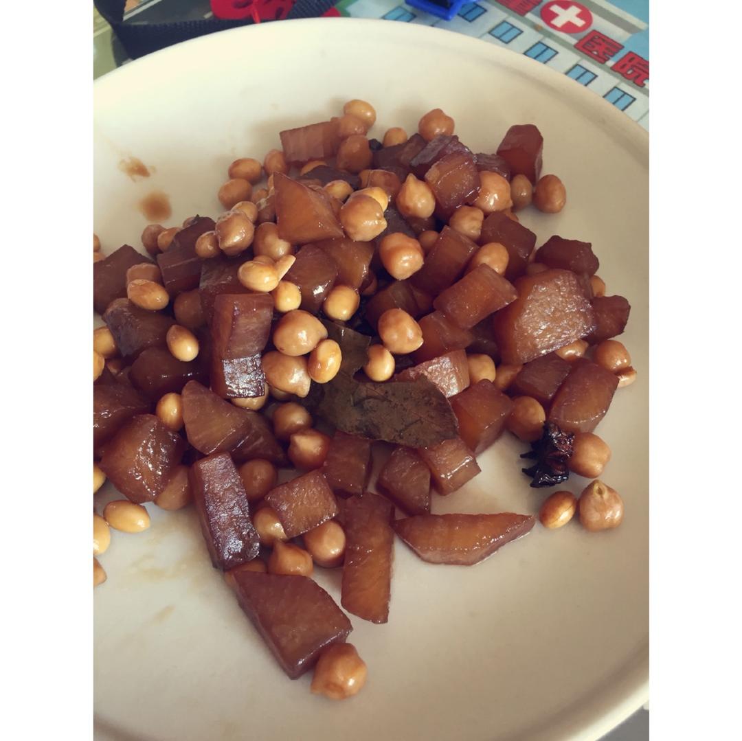 冬日—卞萝卜黄豆