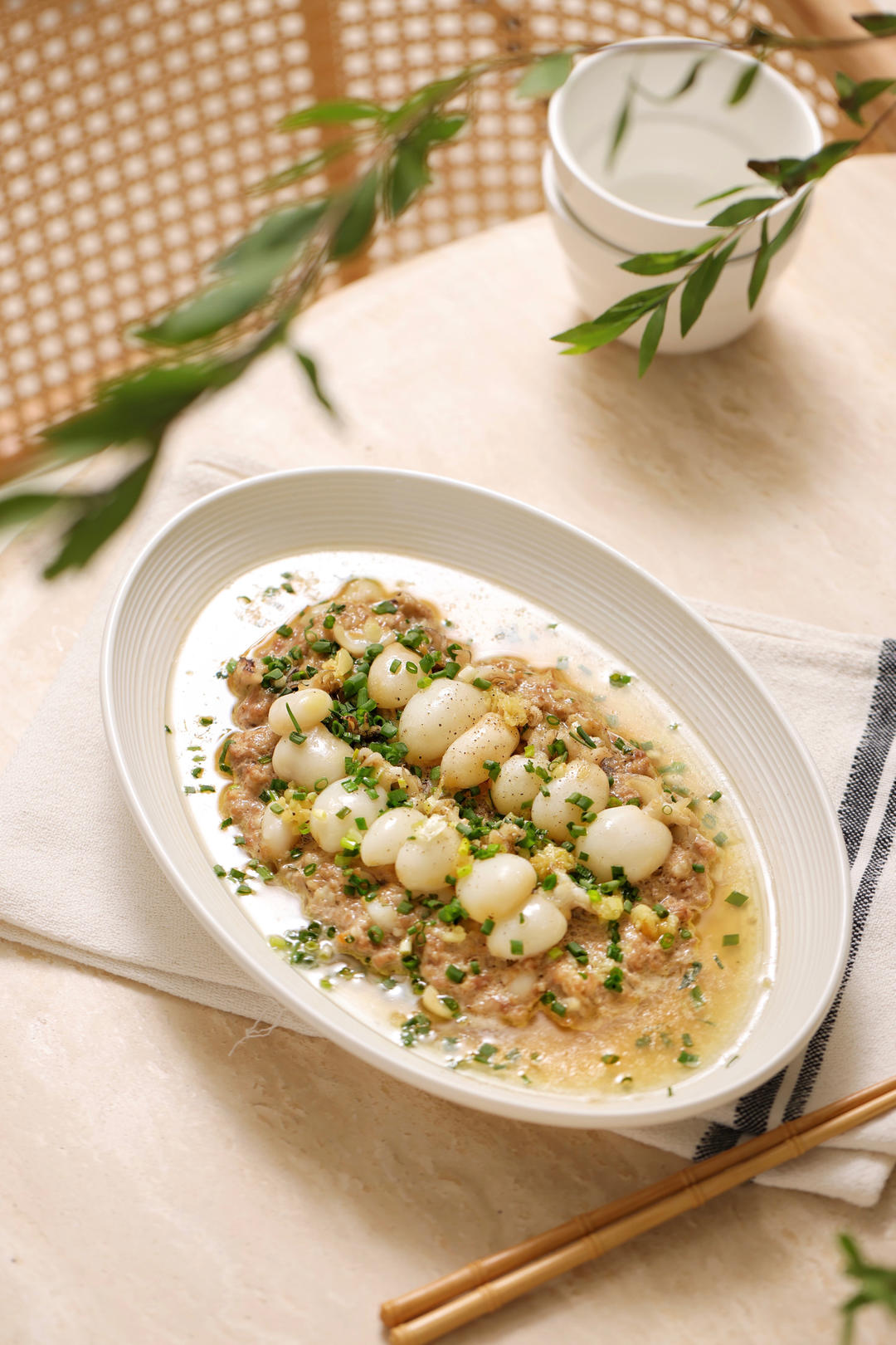 墨鱼蒸肉饼的做法