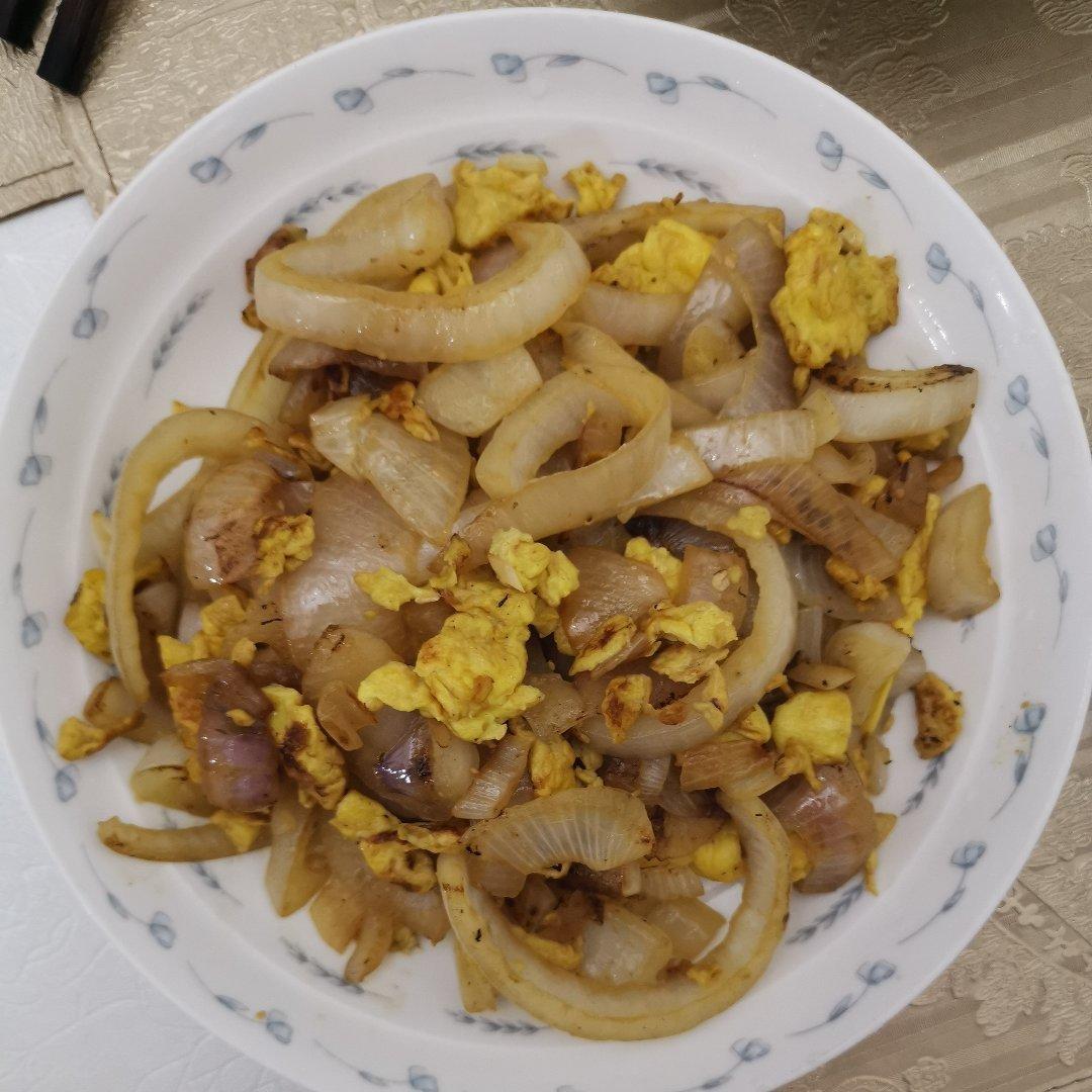 洋葱炒鸡蛋