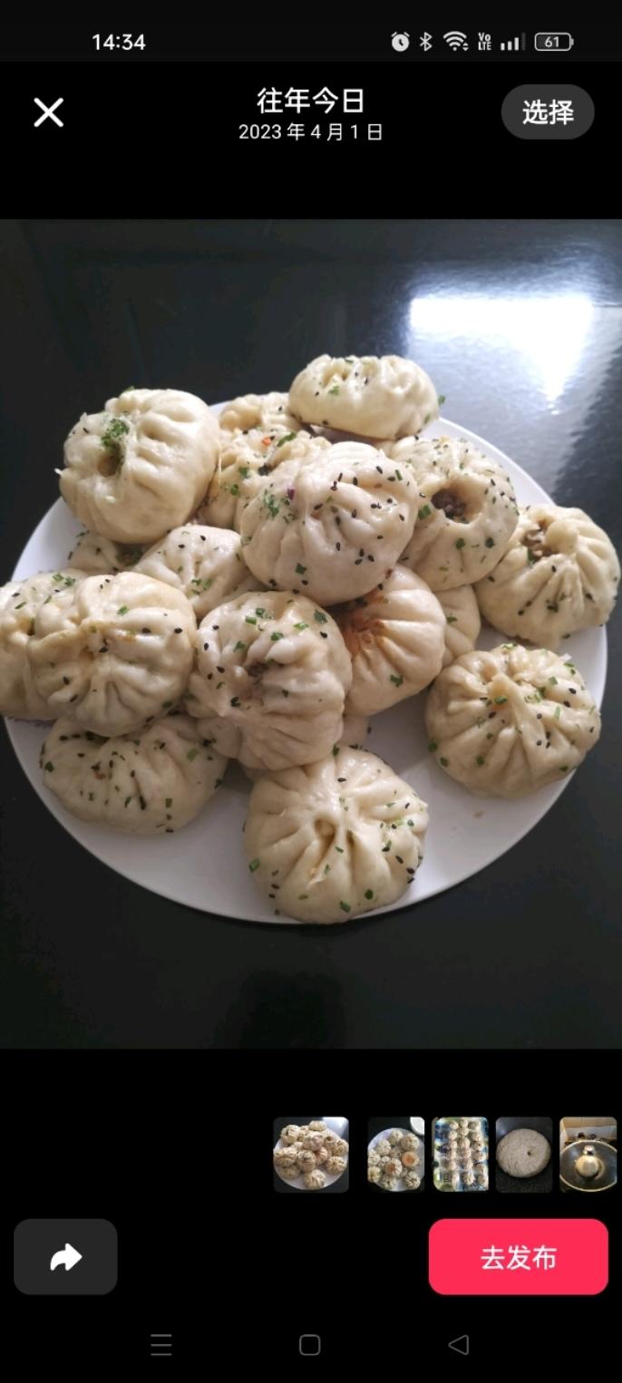 松软多汁的肉包子