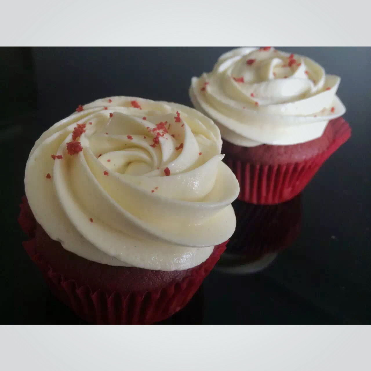 传统红丝绒杯子蛋糕（极软无泡打粉）Red velvet cupcake