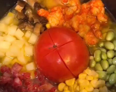 抖音网红一颗番茄饭的做法 步骤1