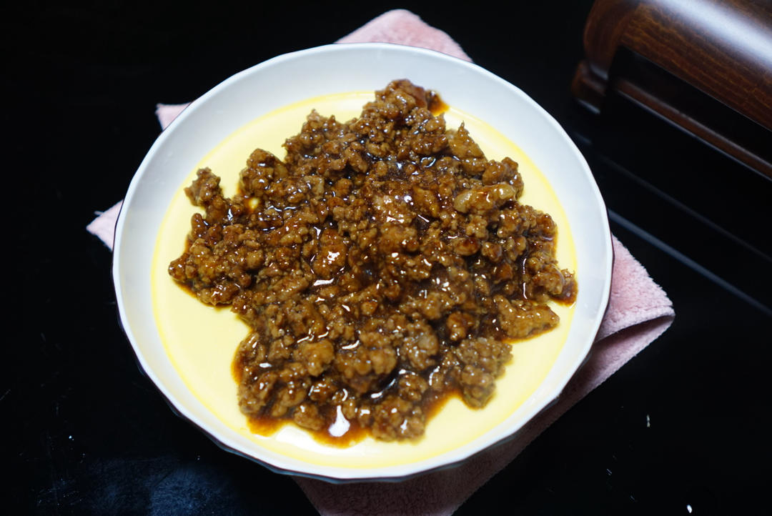 肉沫豆腐蛋羹
