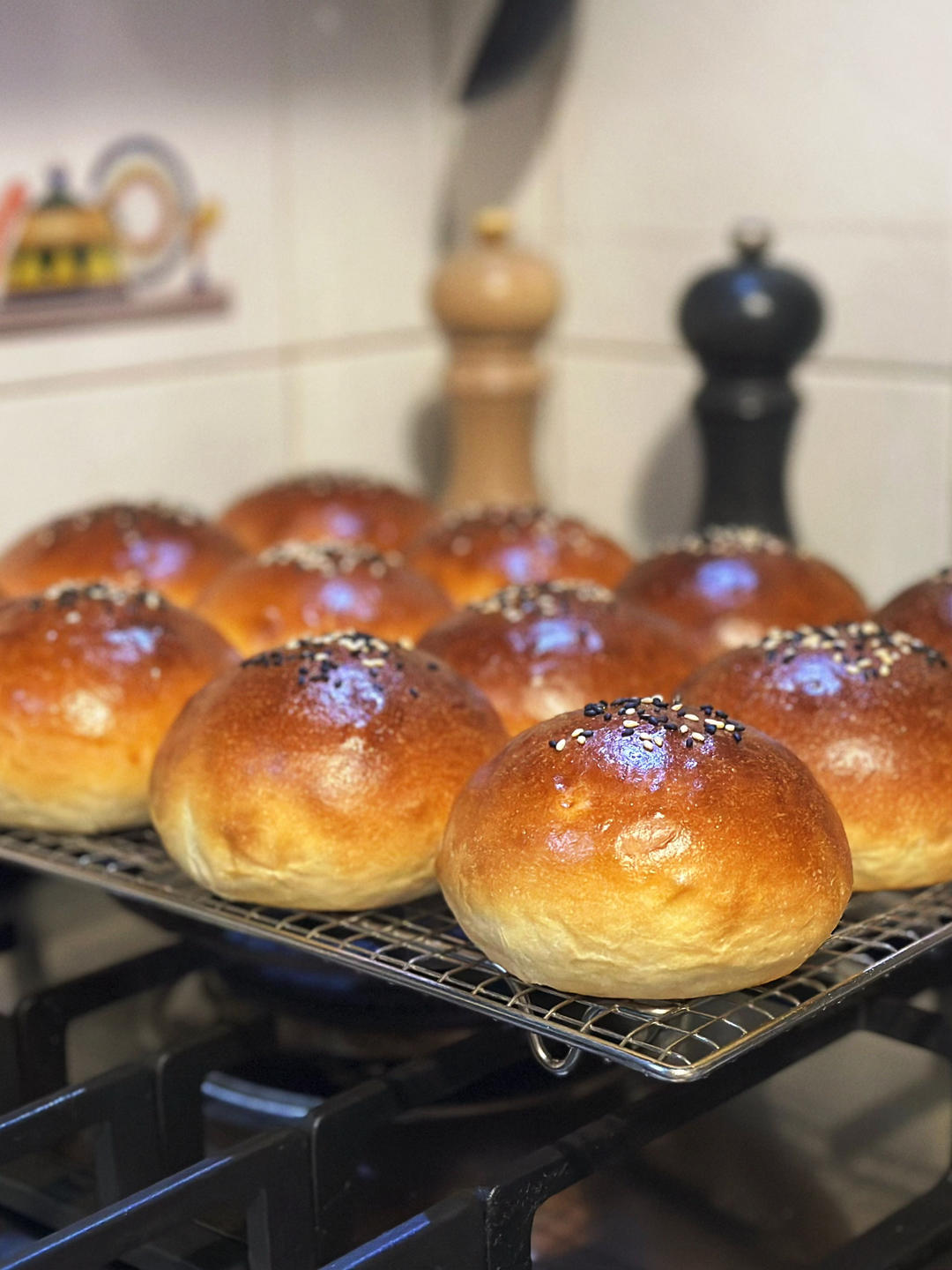 超~级松软的烫种汉堡胚