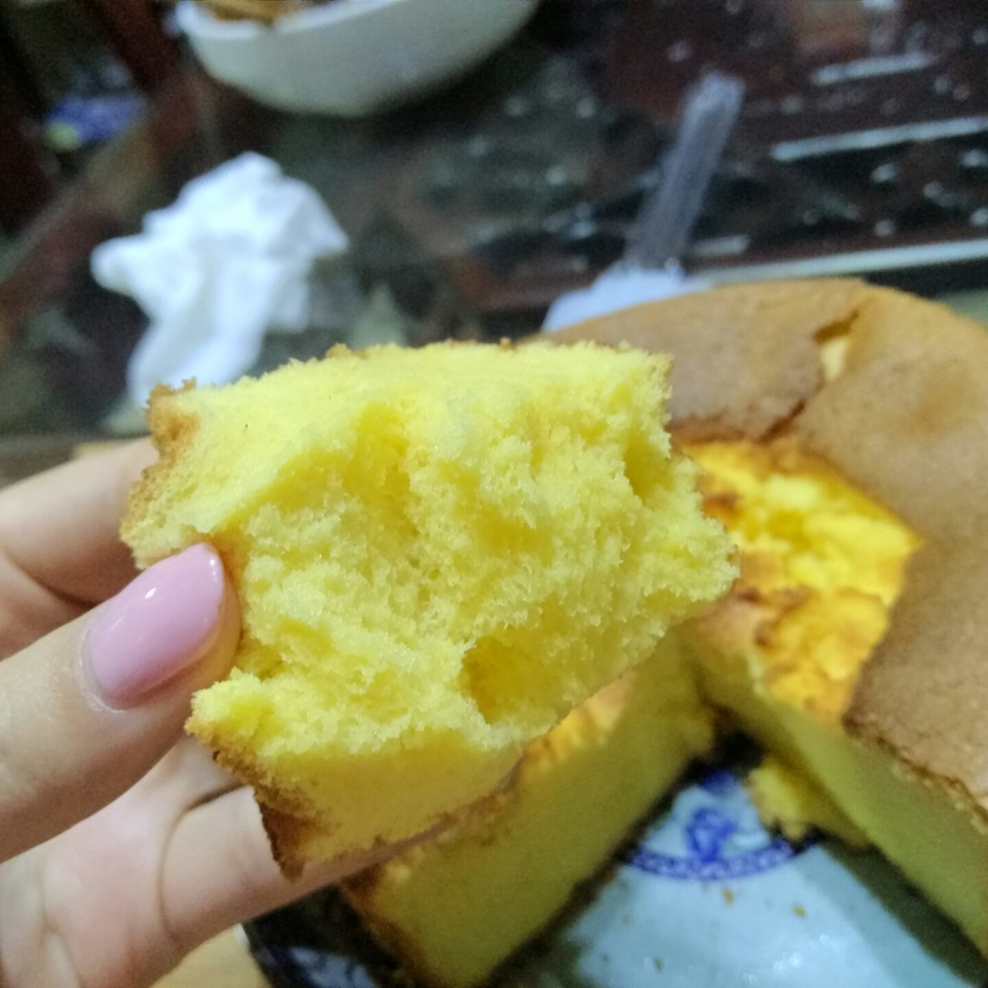 烤箱做蛋糕（戚风蛋糕的做法）