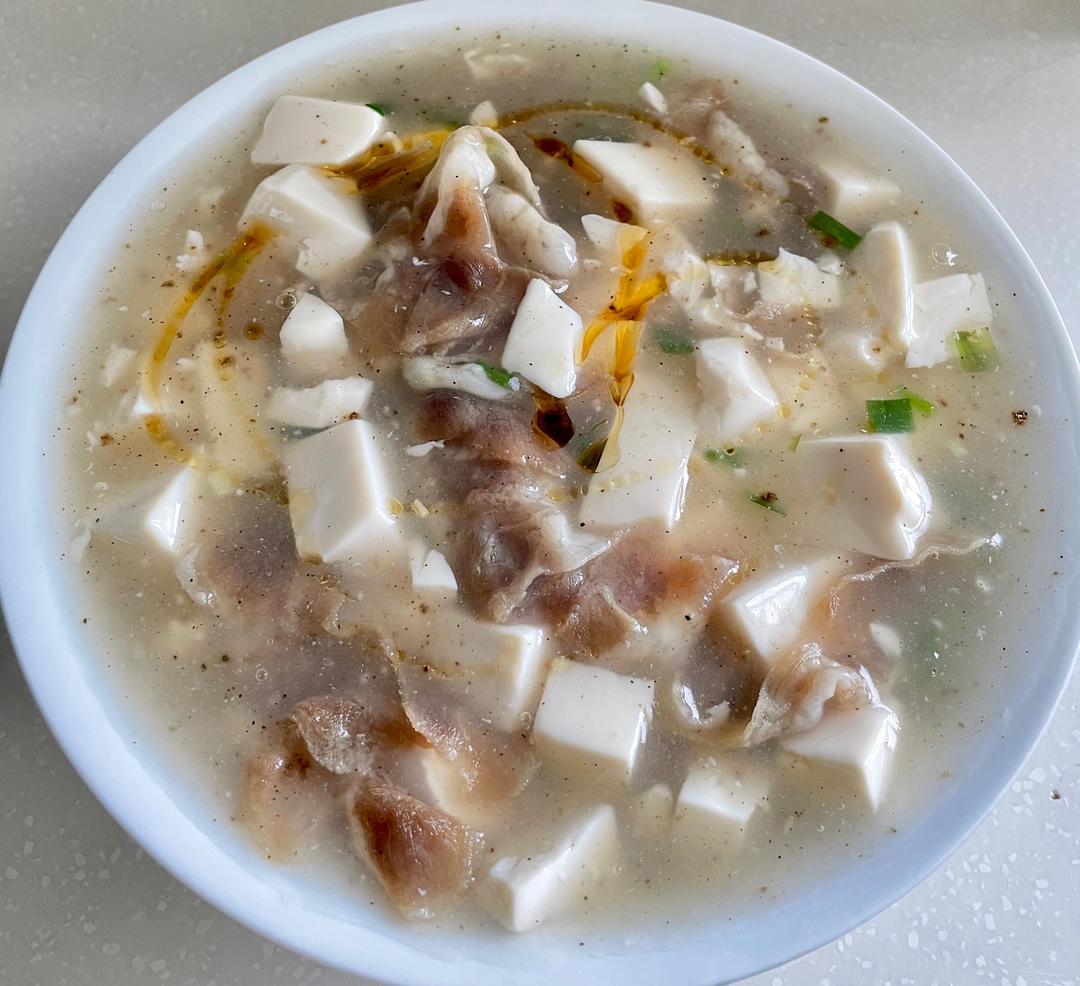 伏天吃伏羊 羊肉卷豆腐羹 低脂高蛋白——中式一日三餐（一百二十九）的做法