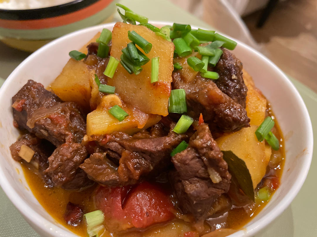 番茄土豆炖牛腩