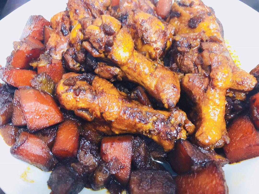 鸡腿炖土豆超级快手菜