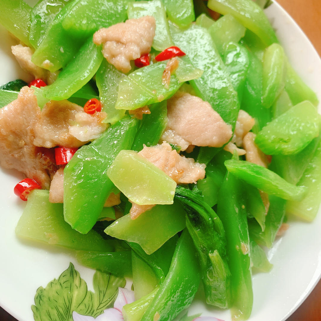 莴笋炒肉