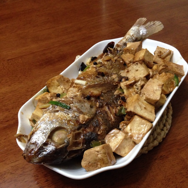 黄鱼炖豆腐
