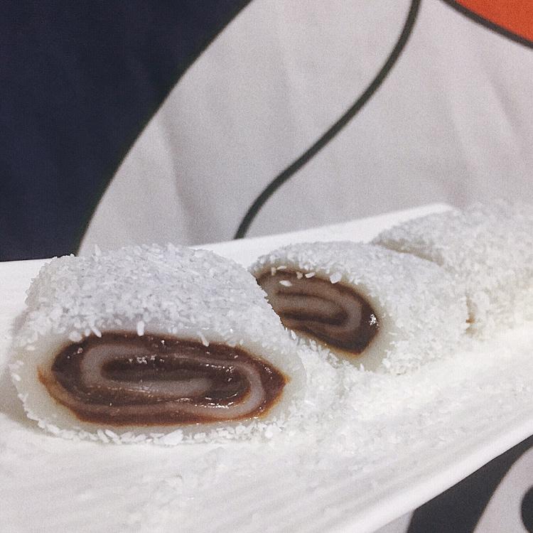 零失败！巨好吃的椰蓉豆沙糯米卷！