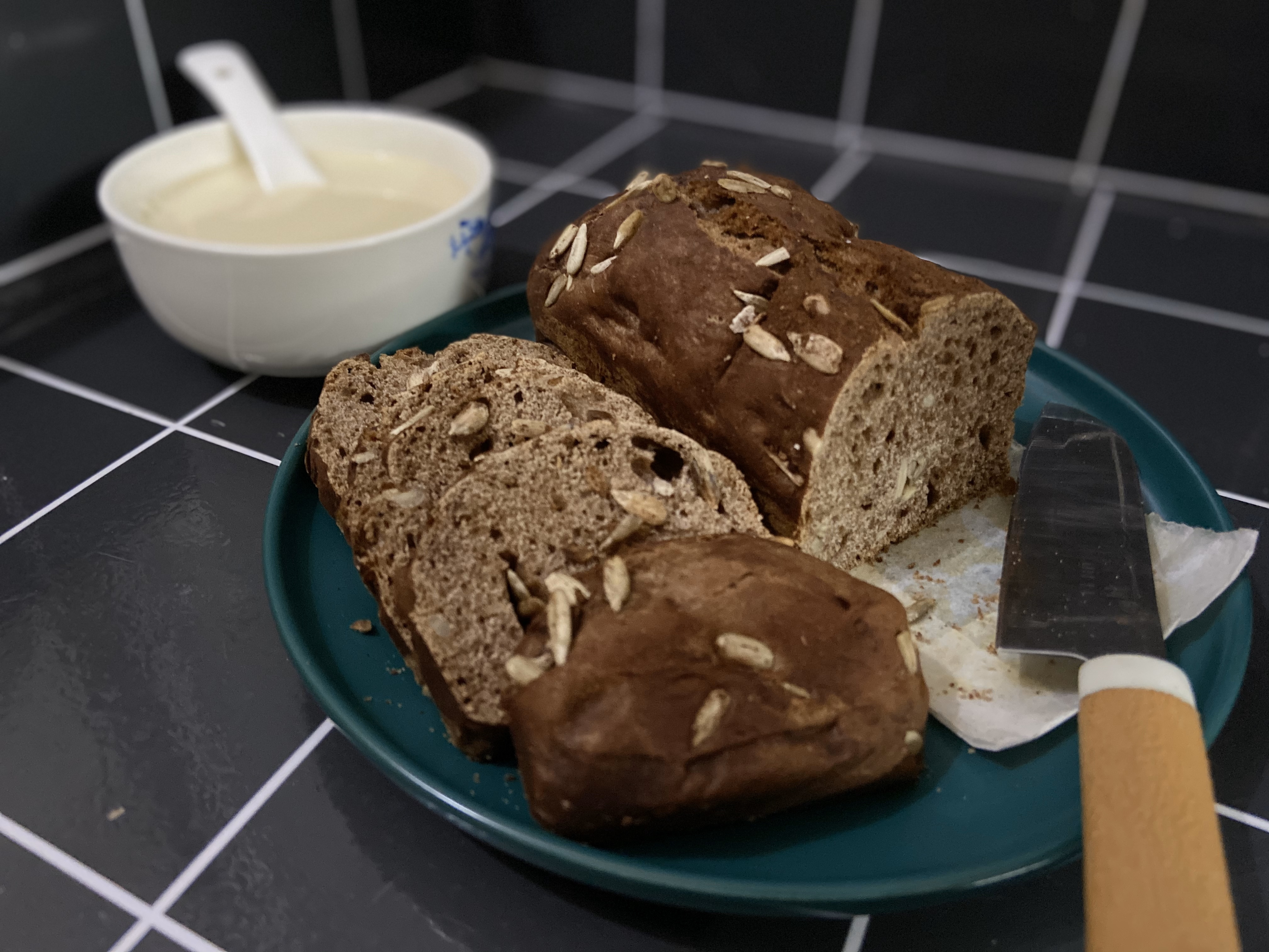 低筋面粉-巧克力果仁面包的做法