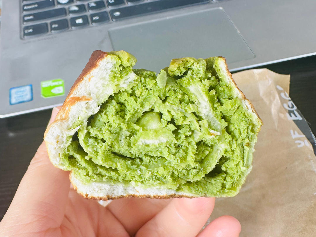 原味（抹茶）2款奶酥馅德式碱水面包｜一次搞定两种口味｜高颜值｜快手｜免手套膜｜免发酵