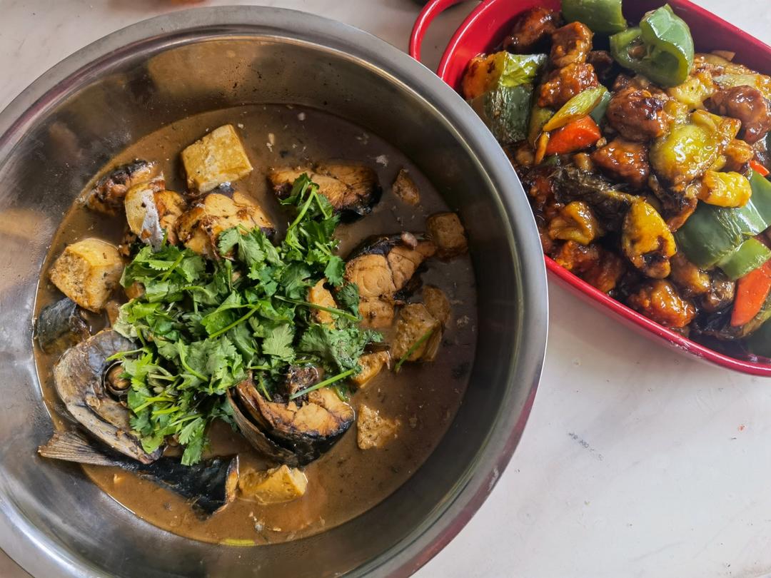 鲅鱼炖豆腐