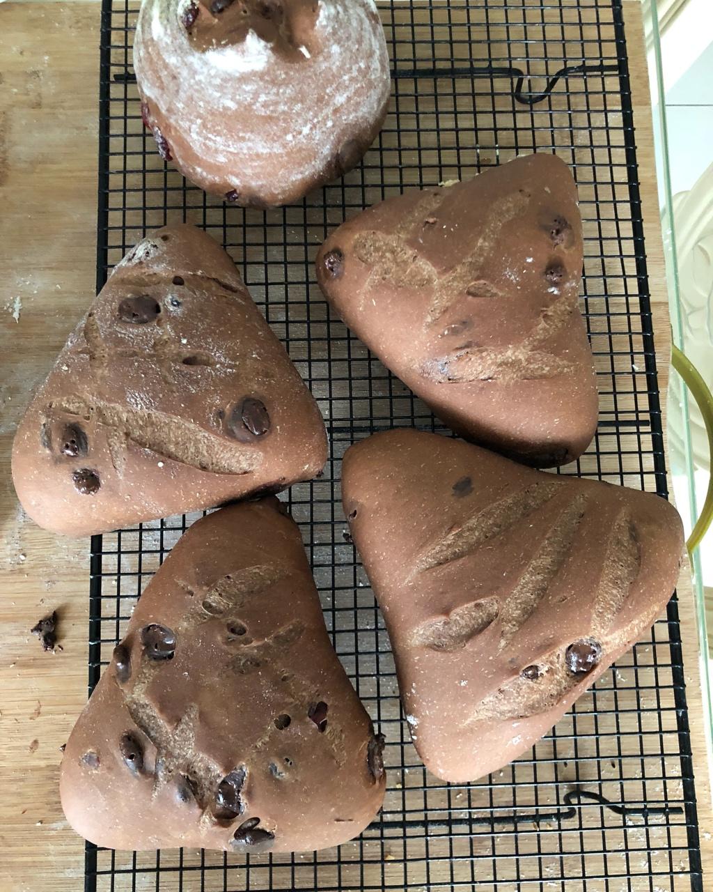 巧克力蔓越莓软欧