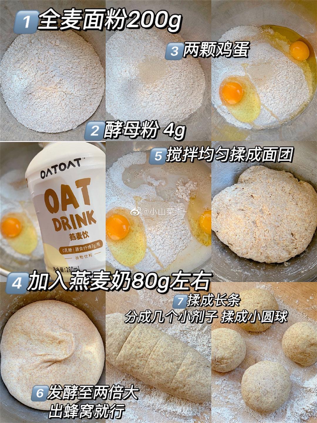纯奶手撕吐司的做法 步骤1