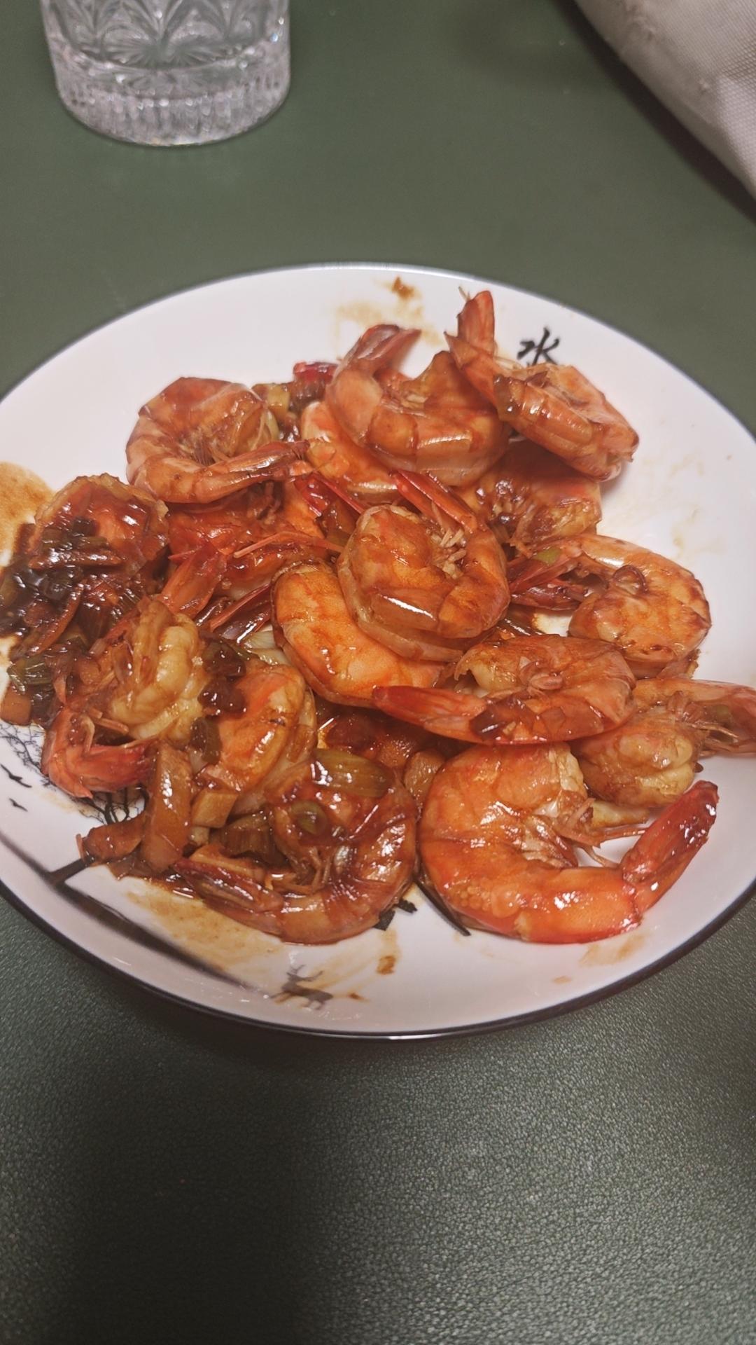家庭版油焖大虾