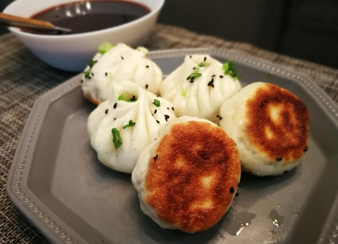 贝太私厨做的生煎包(后附水煎包做法)