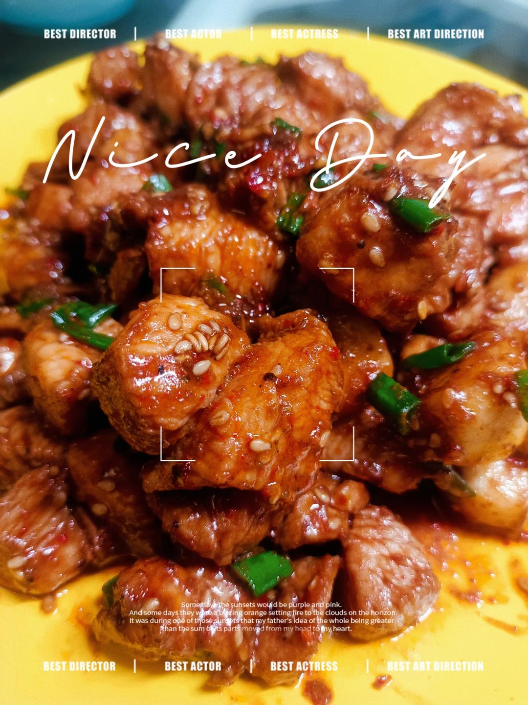 孜然蒜香鸡胸肉