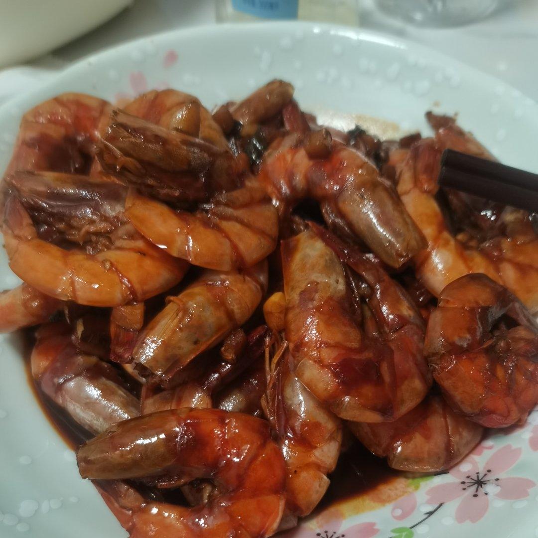 家庭版油焖大虾