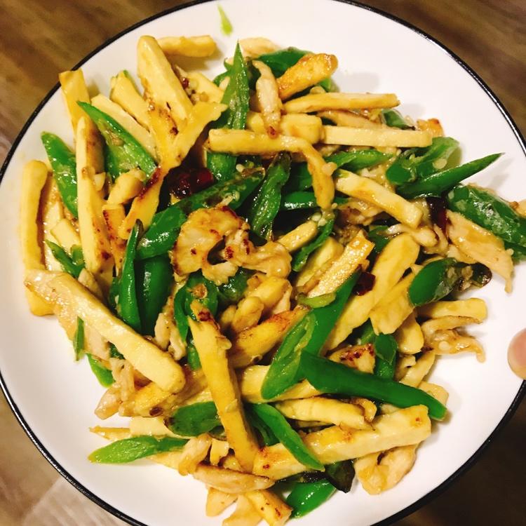 青椒肉丝炒香干