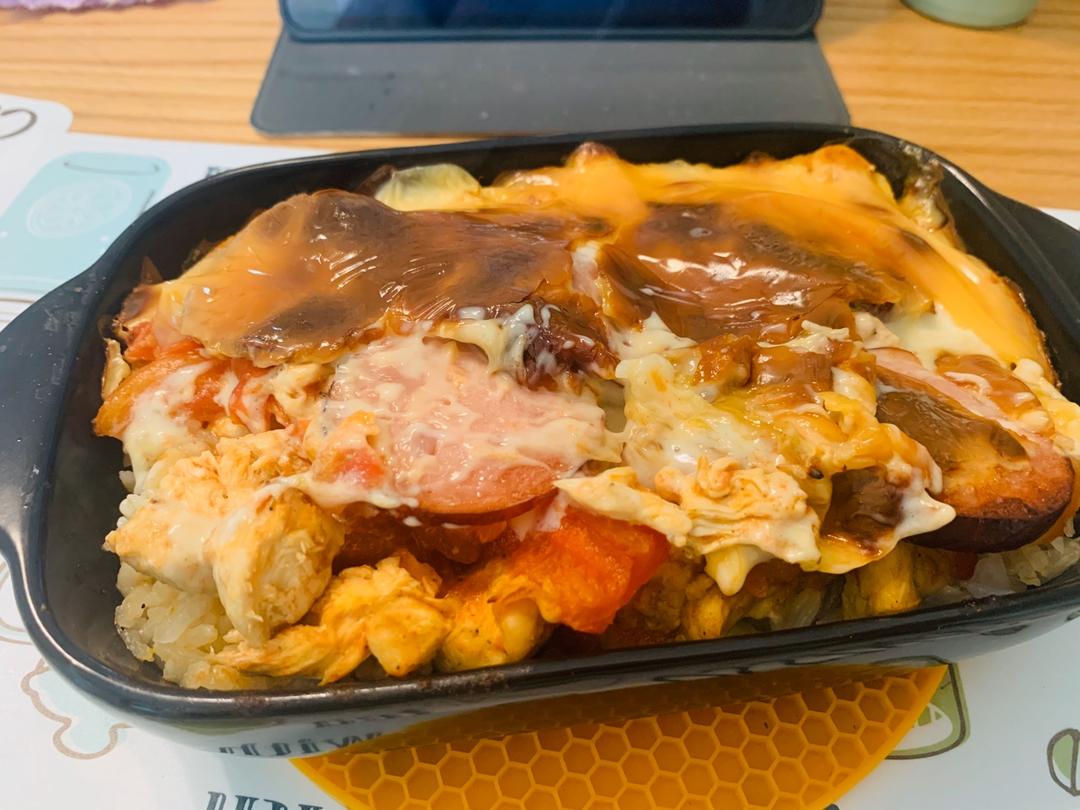 番茄鸡肉浓情焗饭【两人份】