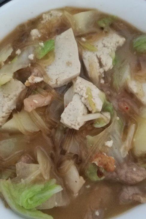 猪肉白菜炖粉条