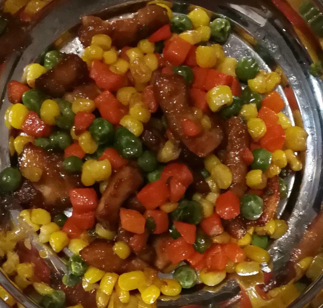 减脂餐！鸡胸肉炒三丁