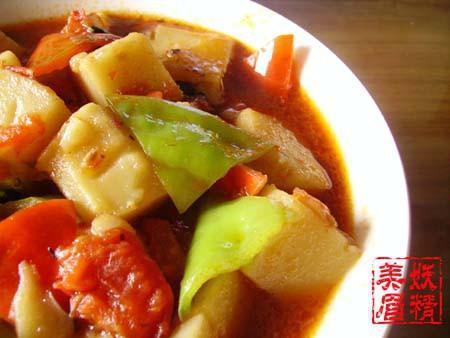 番茄米豆腐的做法