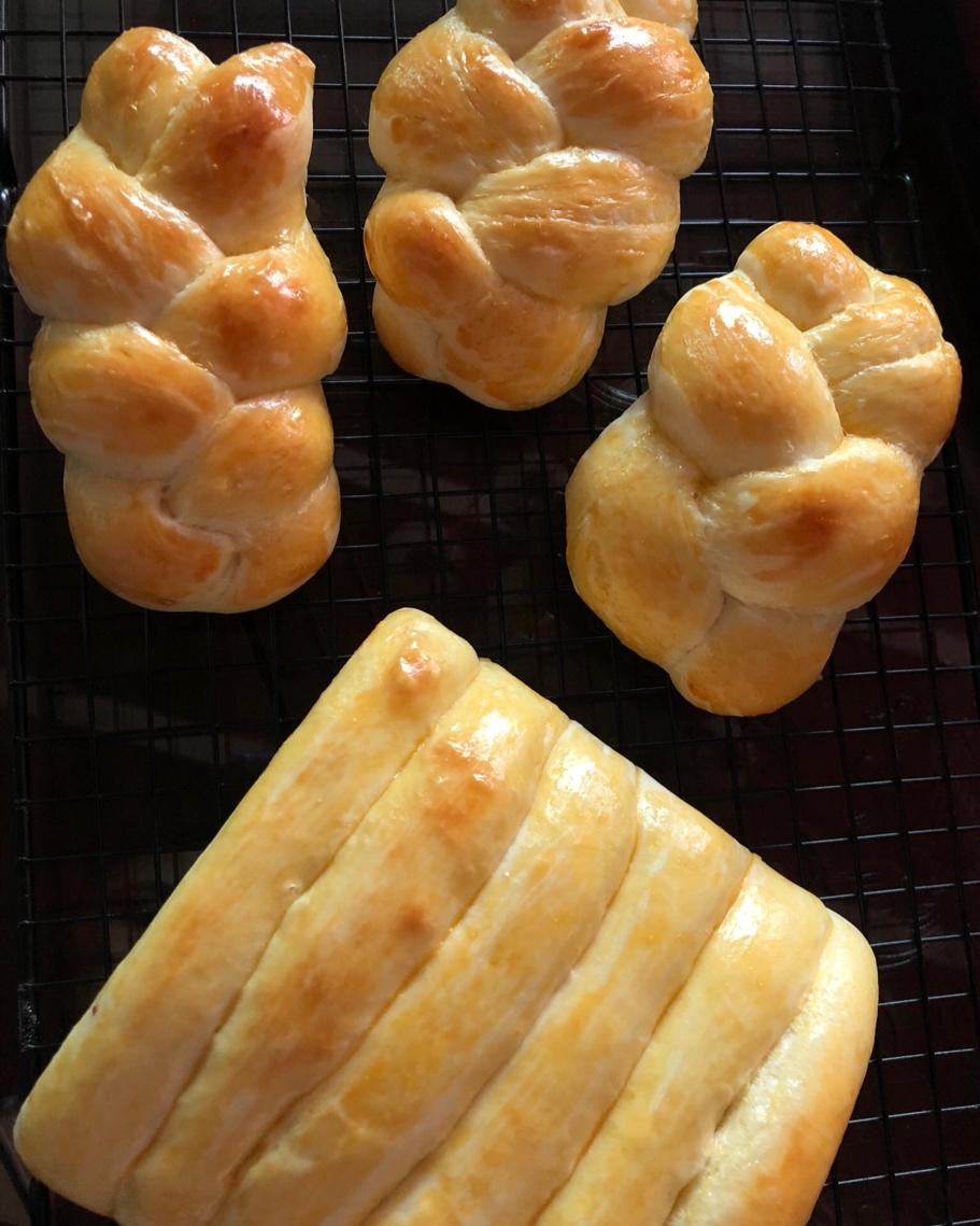 蜂蜜淡奶油面包#美味排包#