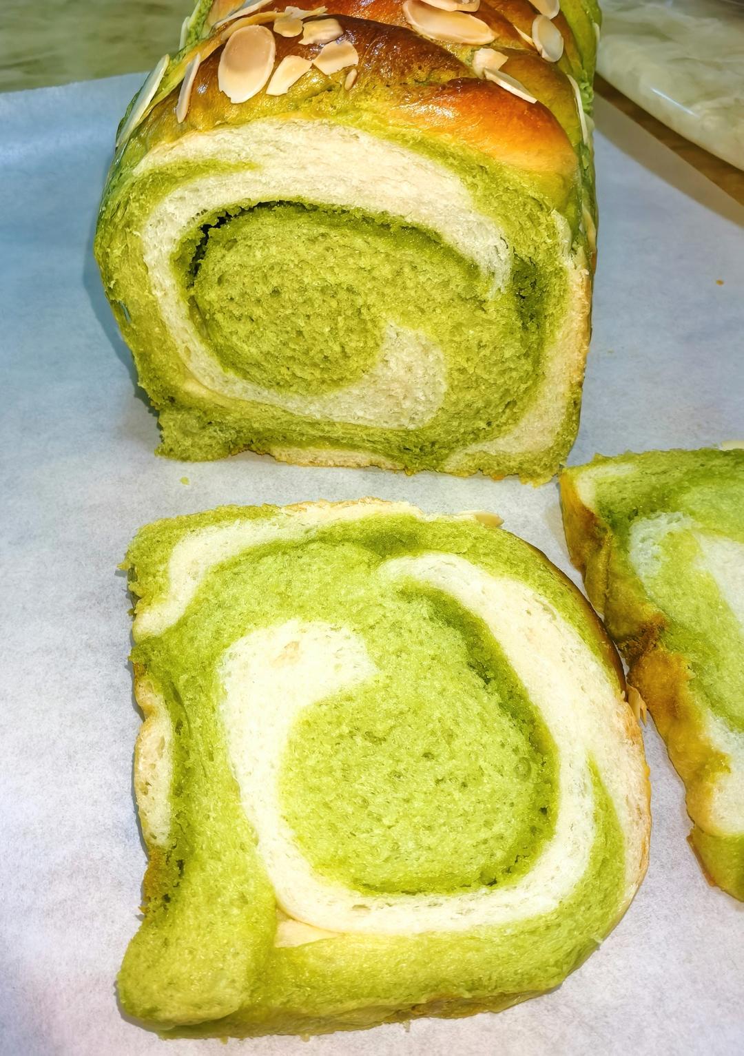 双色斑斓奶酥吐司