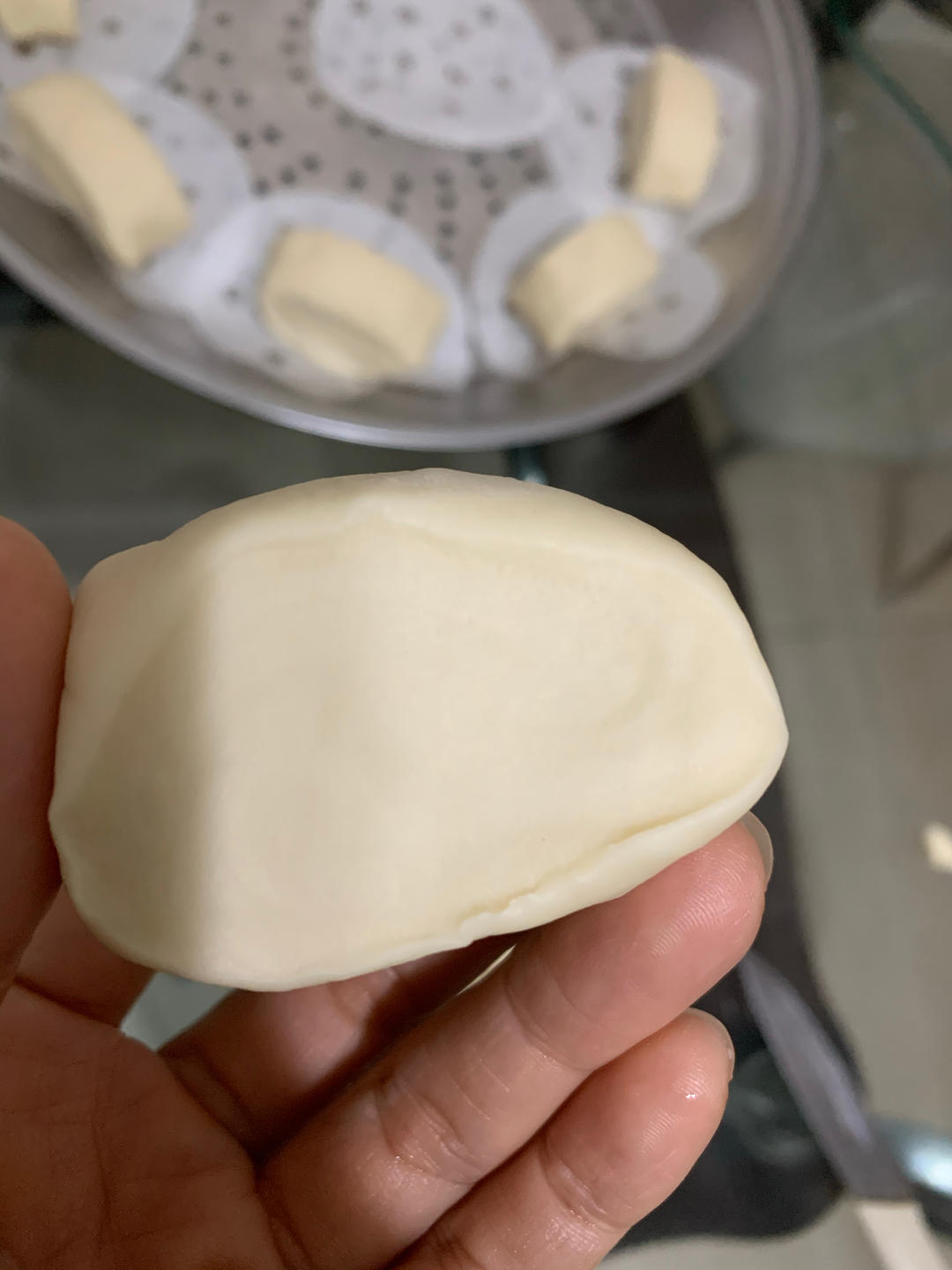 一发奶香小馒头，口感特别好！