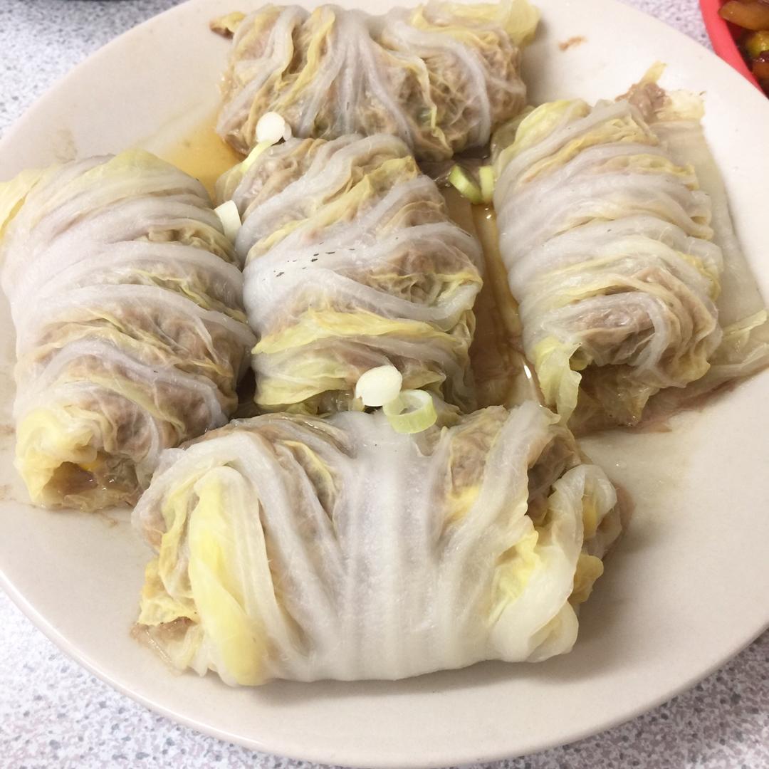 白菜肉糜卷