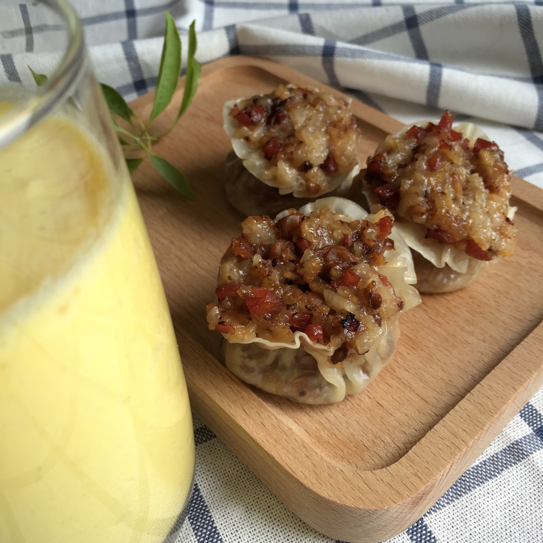 简易糯米烧卖（附烧卖包法）