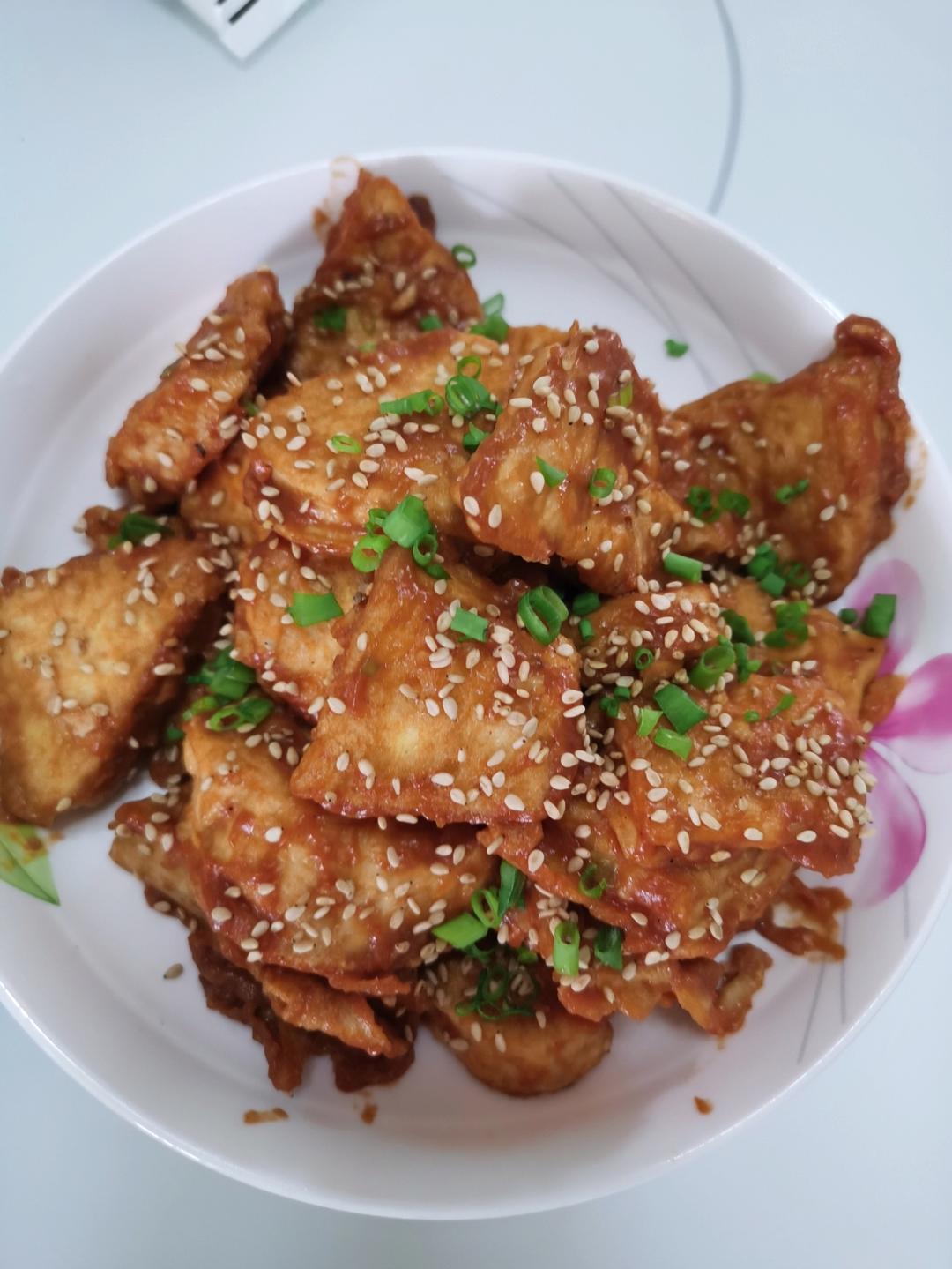 茄汁煎豆腐