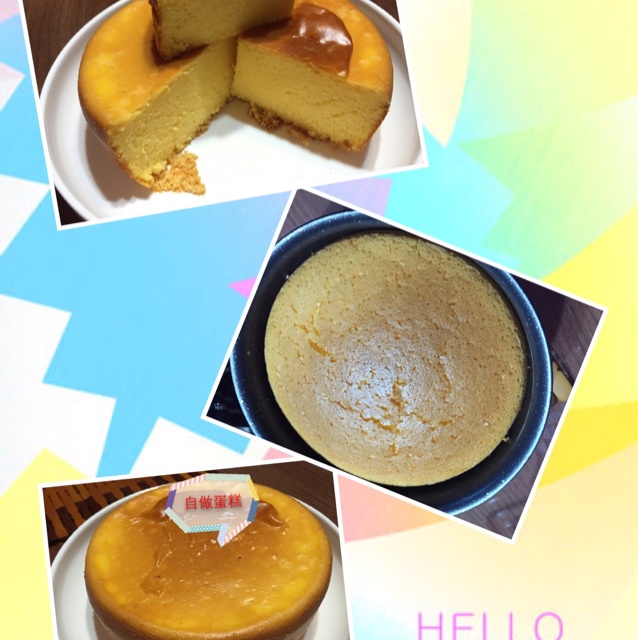 超好记八寸戚风蛋糕（后蛋法）