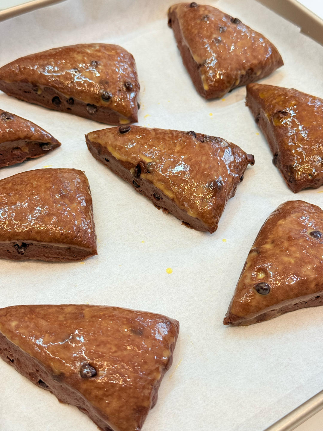 超浓郁🍫巧克力司康｜无泡打粉！松软好吃