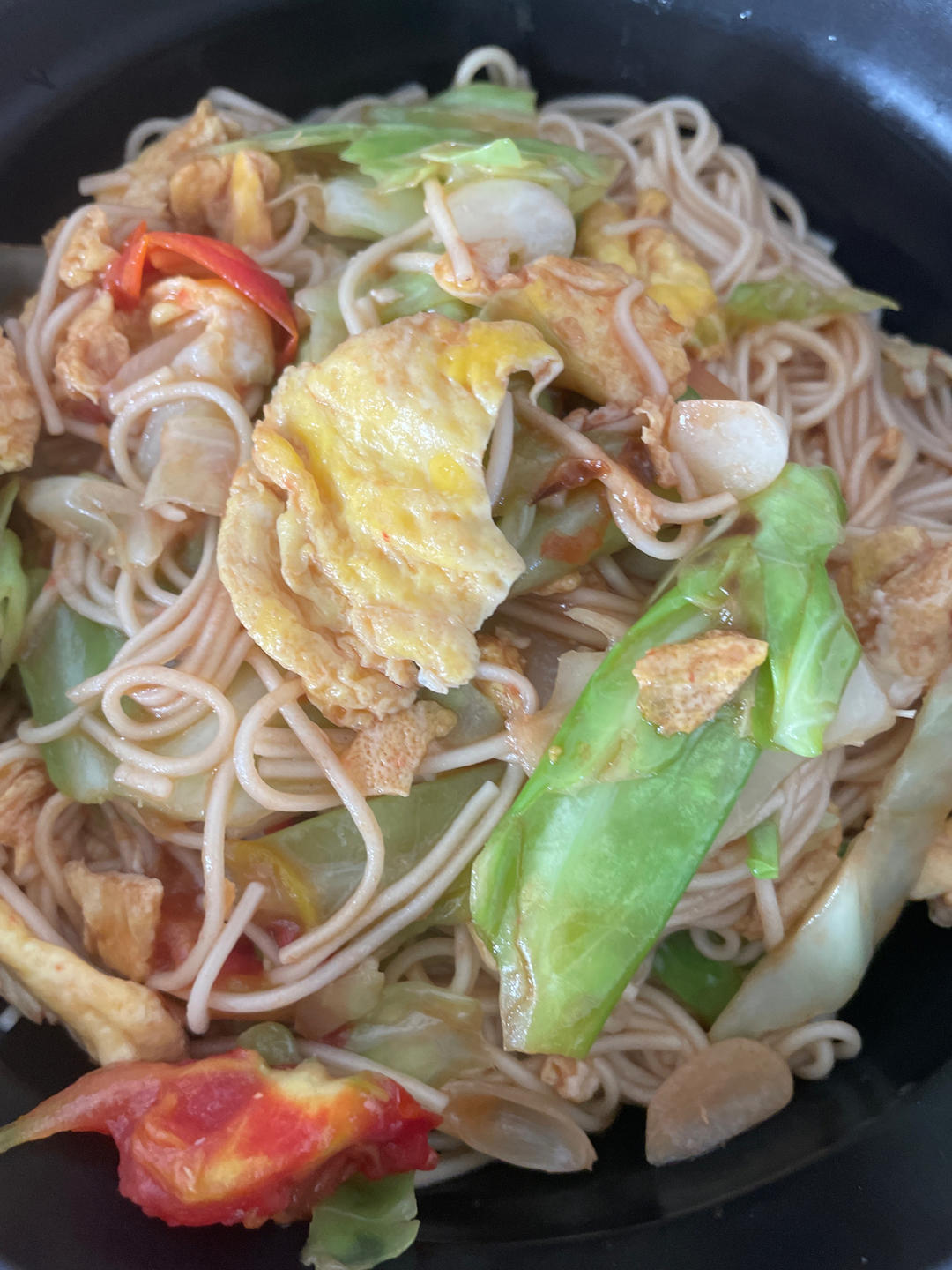 包菜炒面