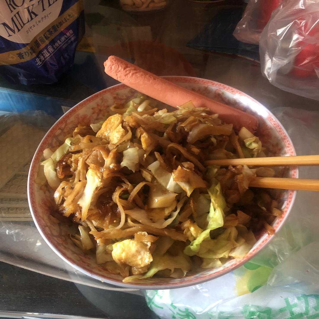 老北京素炒饼(肉炒饼)