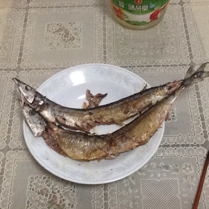 盐煎秋刀鱼