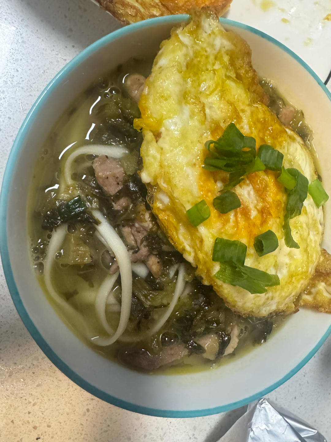 雪菜肉丝面