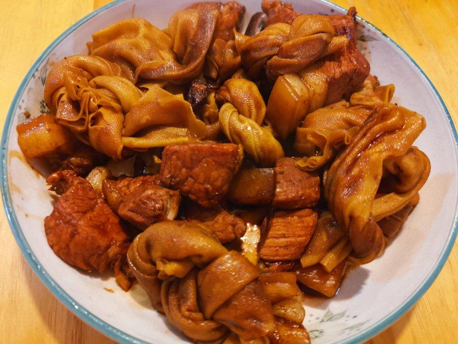 百叶结红烧肉