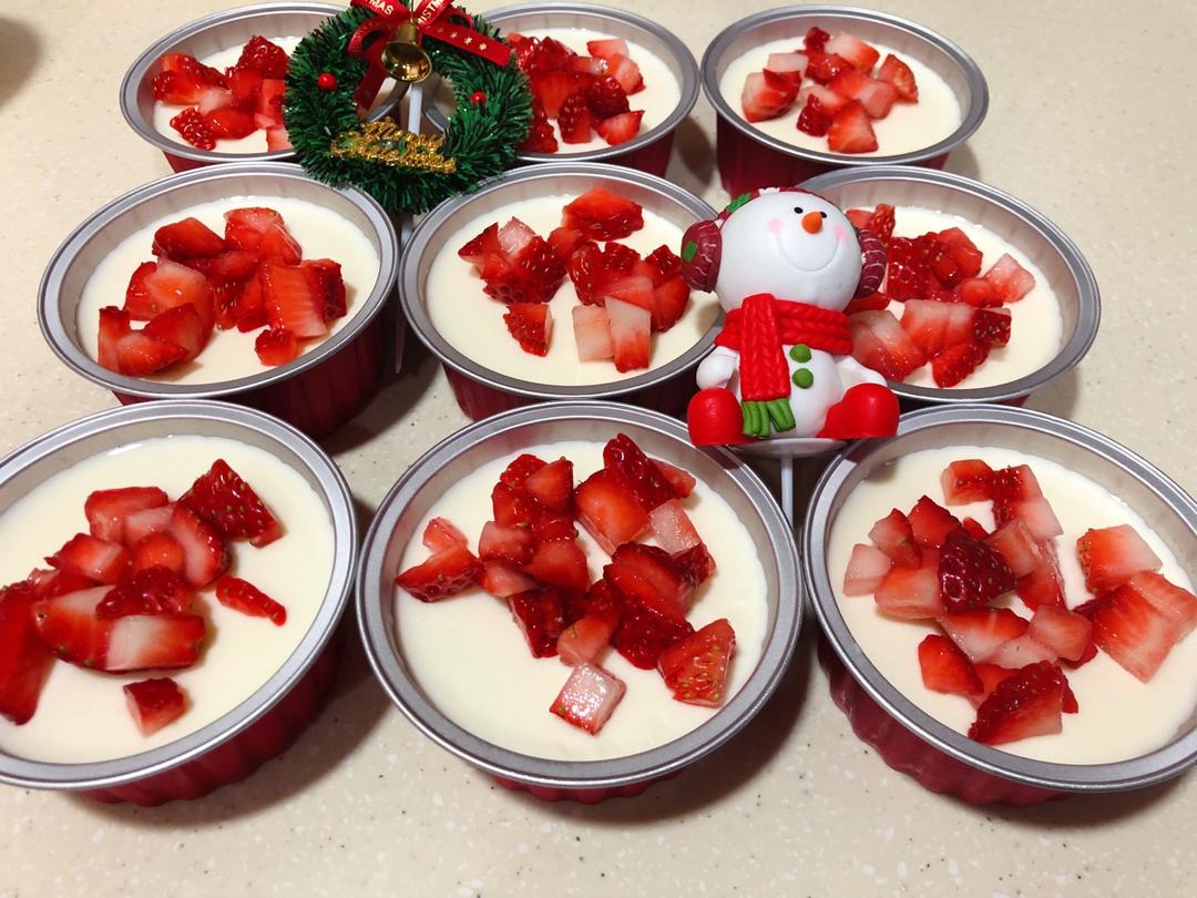 ★DIY草莓蛋奶布丁