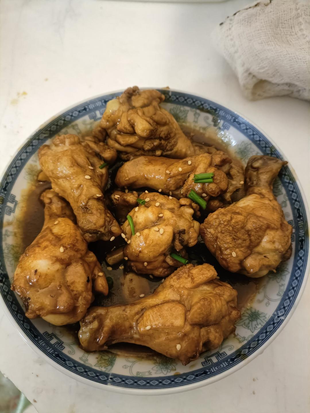 红烧鸡翅（鸡腿、鸡肉）非常快手！！！