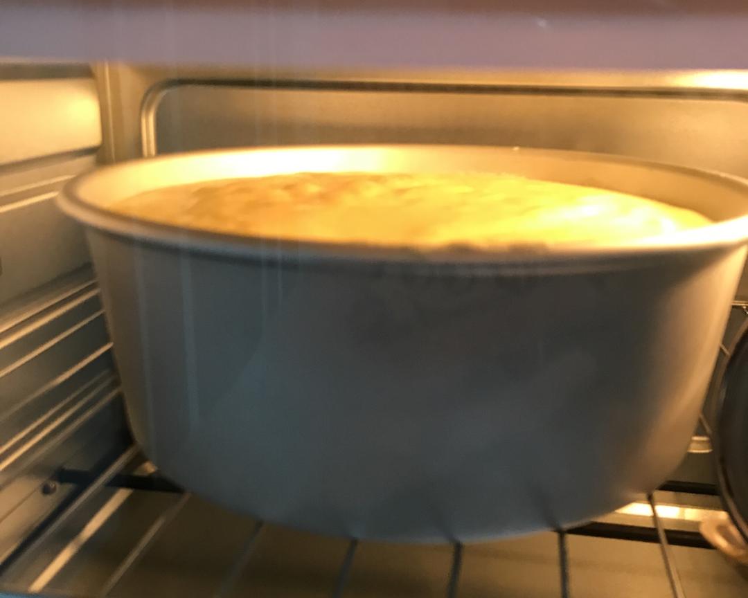 8寸酸奶戚风蛋糕～低糖少油无水