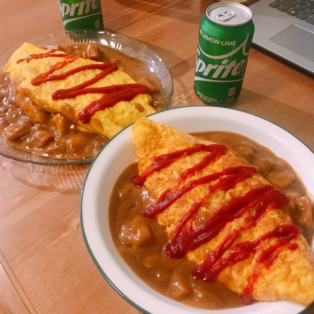 这是头牌了丨好吃的飞起来～🍛咖喱蛋包饭