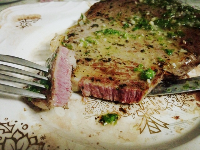 【曼食慢语】西冷牛排配香草黄油