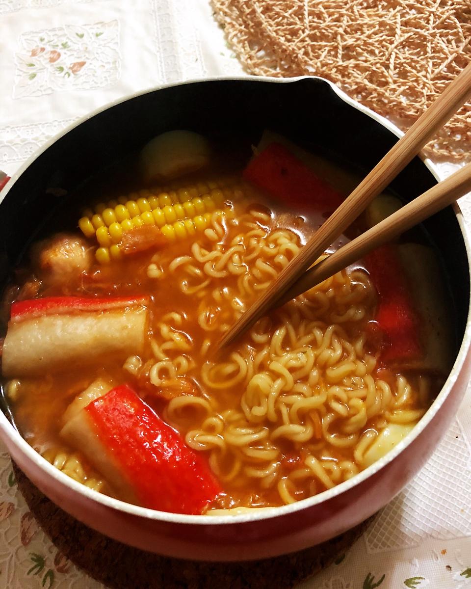 韩国辣酱汤面（辛拉面）