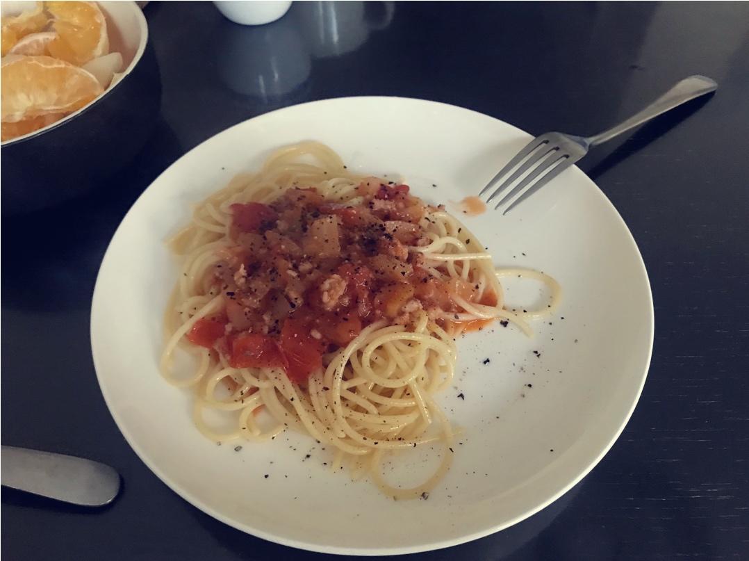番茄肉酱意大利面