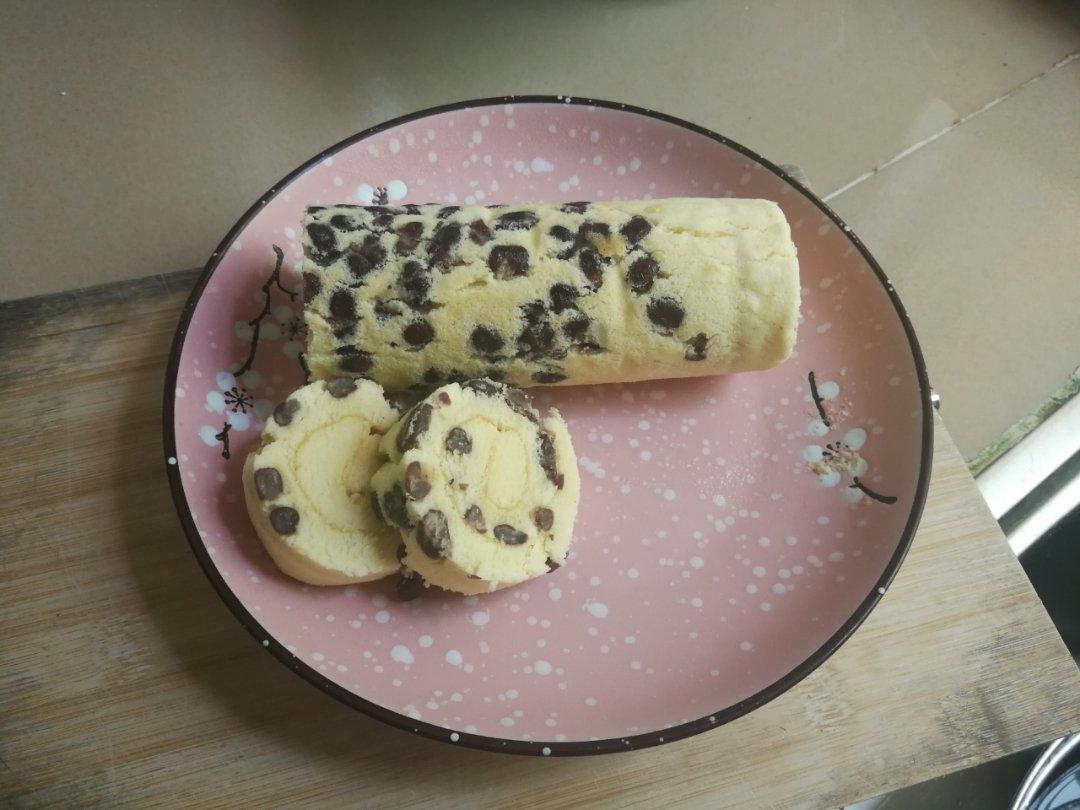 蜜红豆蛋糕卷